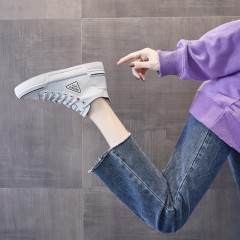 小白鞋女2020爆款韩版百搭平底鞋2021春秋休闲ulzzang高帮板鞋潮